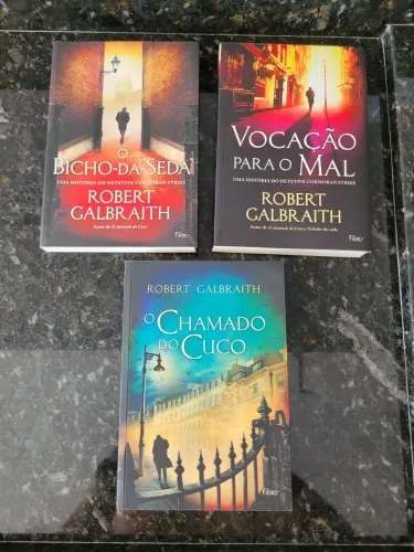 Coleção 3 Livros Cormoran Strike - O chamado do Cuco - Robert Galbraith - JK Rowling