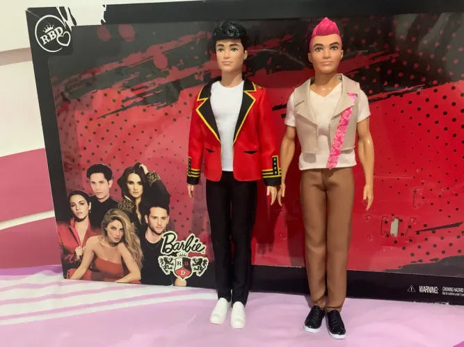bonecos barbie rbd rebelde mattel christopher uckermann e christian chavez ken 