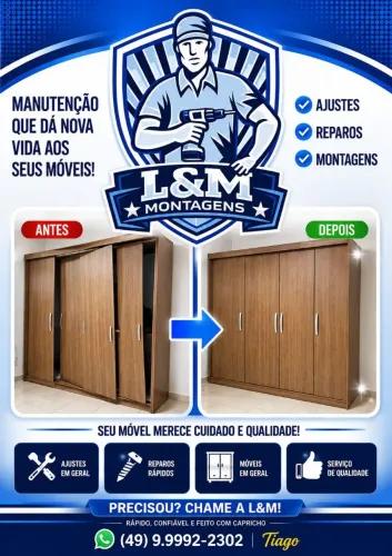 MONTAGEM DE MÓVEIS