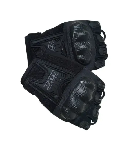 Luvas X11 Ciclismo Modelo Blackout 2 Meio dedo
