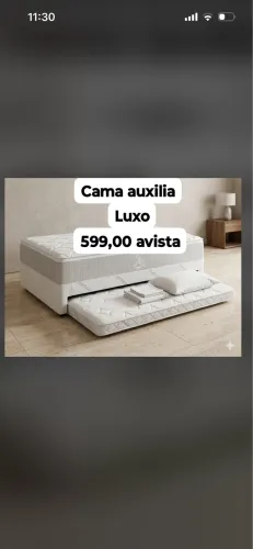 Cama auxiliar luxo