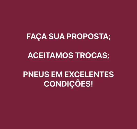 PNEU ARO 17. EXCELENTES PRA CAMINHONETES. 3 Pneus