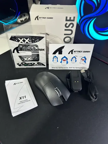 MOUSE GAMER ATTACK SHARK X11- NOVO