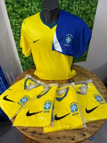 KIT SELEÇAO BRASILEIRA UNISSEX DO P AO GG