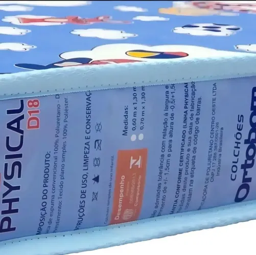 Colchão baby Physical (70 X 130 X 10)