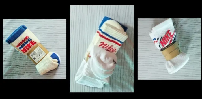 Meias nike edition plus crew cano alto