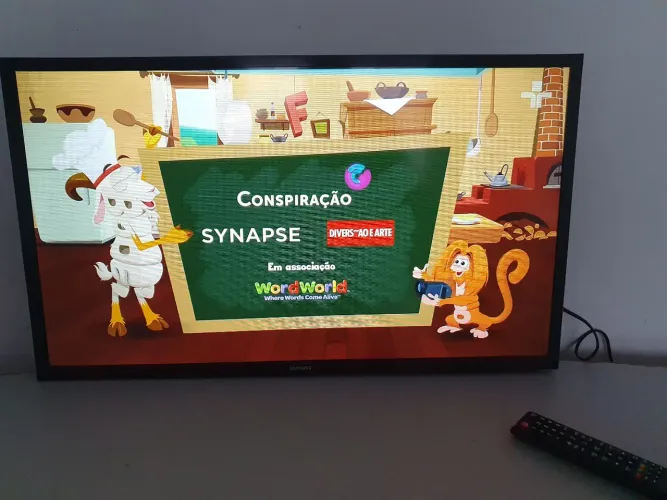 Smart Tv Samsung Led 32 Polegadas Un32j4290AG Usada em Bom Funcionamento.