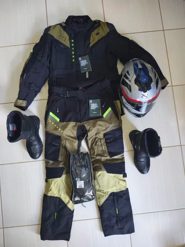 Conjunto de roupa de moto de alta cilindrada adventure