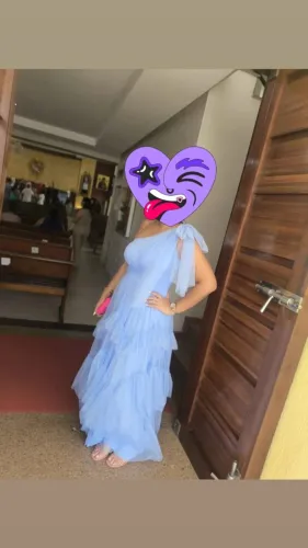 Vestido Longo Azul Serenity Madrinha / Formatura em Tule