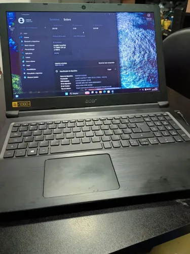 Notebook i7 12 GB RAM  250 SSD