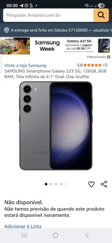Celular galax S23 128 g