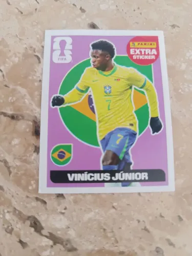 Figurinha da copa 2026 vini Júnior