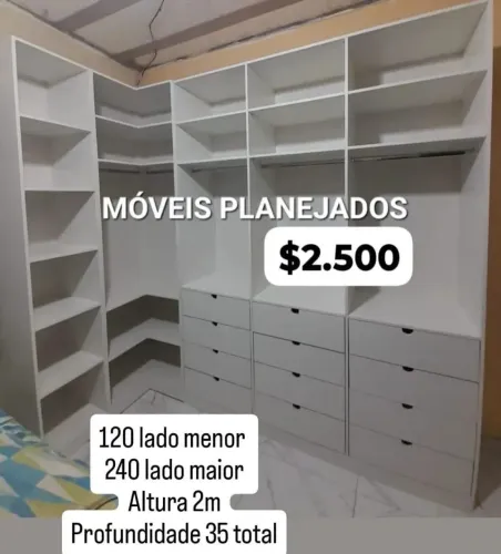 CLOSET EM L PLANEJADO 