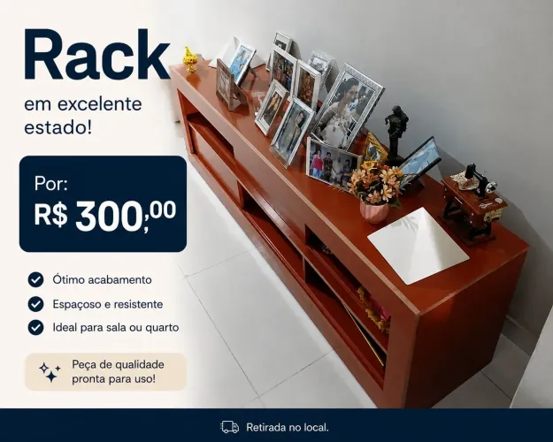 Rack em excelente estado