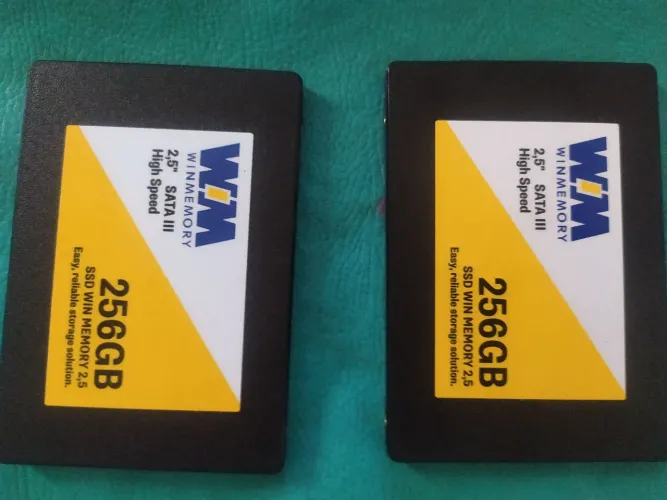02 HDs SSD Win 256 GB