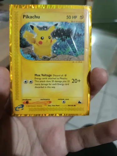 Carta Pokemon TCG Pikachu 44/144 *RARO*