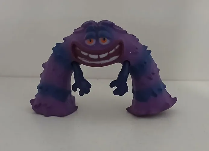 BONECO MINIATURA UNIVERSIDADE MONSTROS SA ART ROXO PIXAR