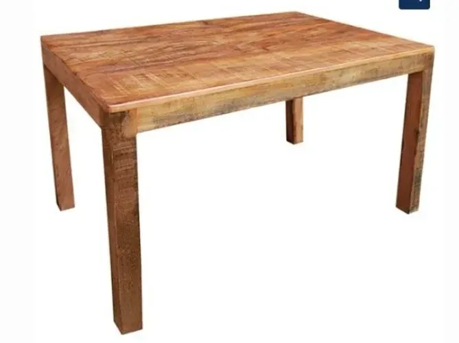 Mesa madeira maciça rustica 120x70x80h