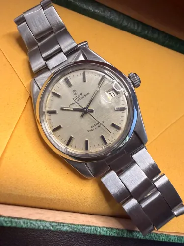 Tudor Prince Oysterdate Small Rose ?Smiley? Vintage - Rolex Oyster