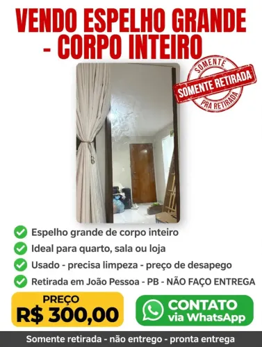 Espelho de corpo inteiro
