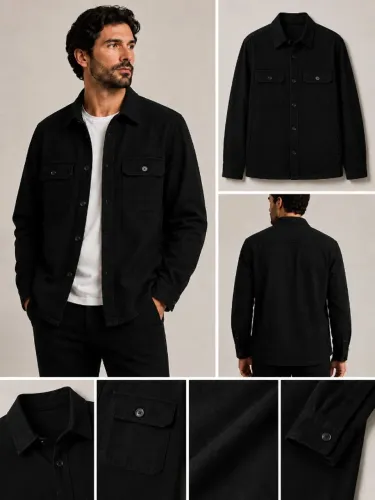 Camisa de sarja H&M