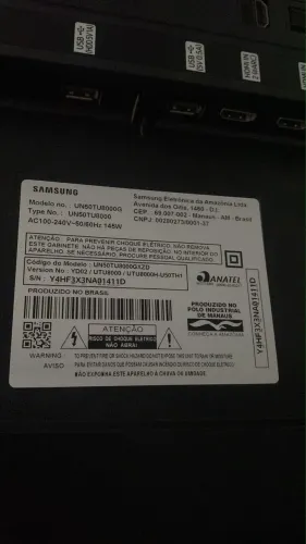 TV SANSUNG (retirada de peças) 50 polegadas