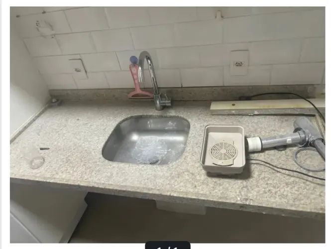 Vendo pia de granito e Cuba de cozinha em aço inox