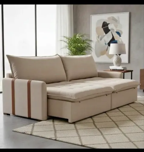 SOFA CAMA FAENZO - FORTBELLO ESTOFADOS*_