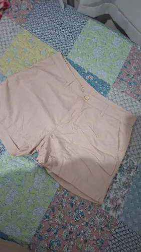 Short social de listras