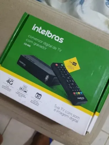 Conversor digital de TV com gravador - Intelbrás - Seminovo (valor único sem negociação)