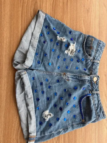 Brechó short jeans 40 
