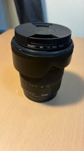 Lente Sigma 17-70mm DC f2.8 com filtro UV