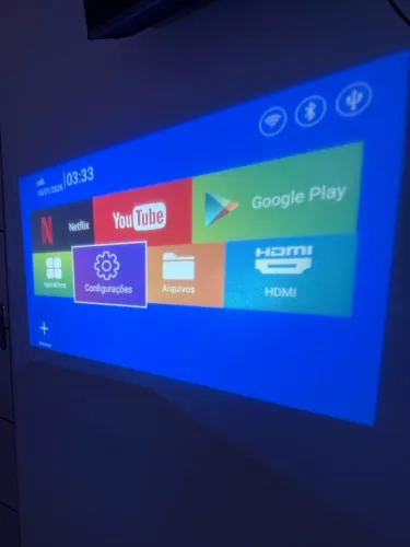 PROMOÇÃO PROJETOR ANDROID HY300 NOVO