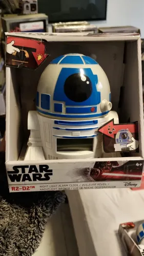 Promoção Star Wars Relogio Despertador R2-d2