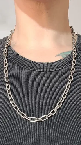Colar Corrente Urban Style Prateado