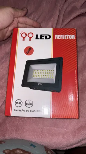 Kit com 4 Refletores LED 20W IP66 Branco Frio 6500K - Novos