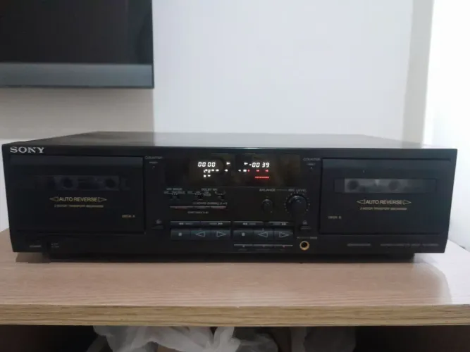 Tape Deck Sony Tcwr535 perfeito estado!!!!!