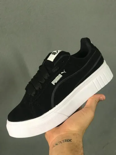 Tênis Puma Mayze Platform Feminino | Camurça Premium, Solado Alto Tratorado & Estilo Urban