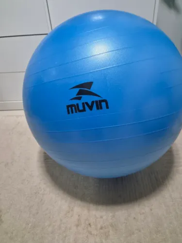 Bola pilates 55cm com bomba para encher MUVIN