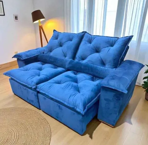 Sofá Retrátil e Reclinável 