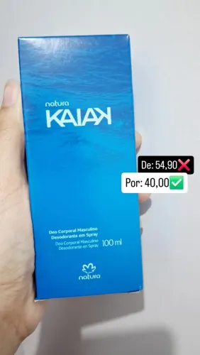 Desodorante corporal spray Kaiak tradicional natura