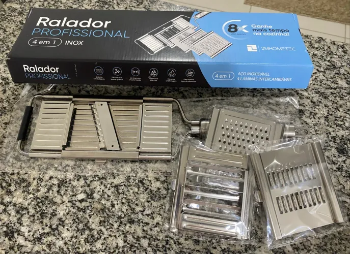 Ralador/Fatiador em aço inox