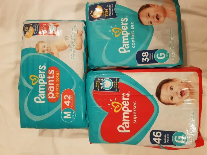 Kit de Fraldas Huggies ou Pampers