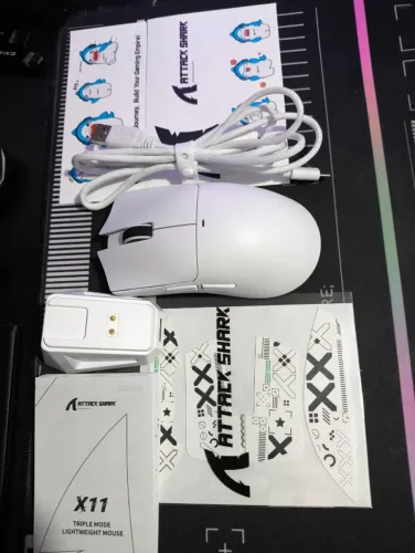 ? Attack Shark X11 Original | Novo | Com Dock de Carregamento