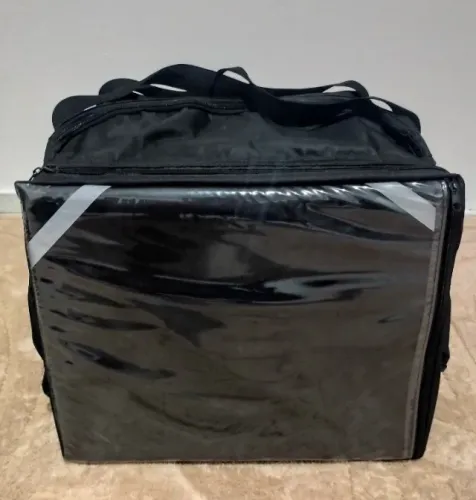 Mochila Bag Delivery com caixa de isopor térmica laminada 
