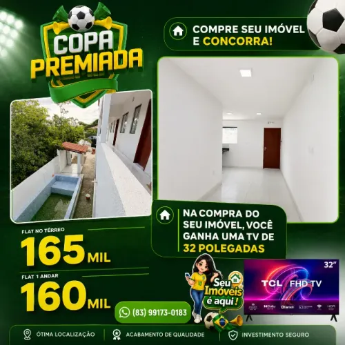 Flat e Apartamento em Carapibus