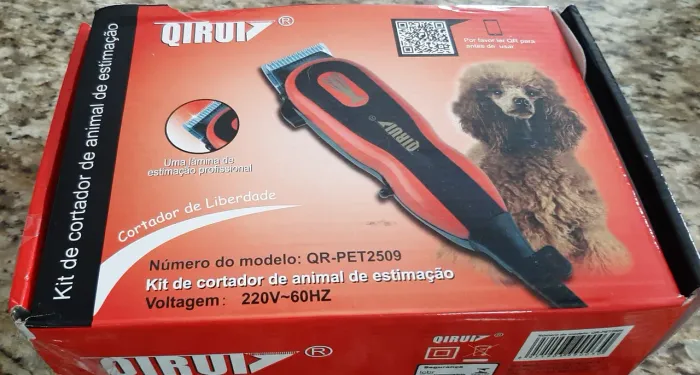 Máquina de Tosa para Pet Qirui, cuide de seu pet,  aparando os pelos em casa!