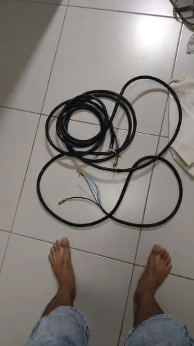 Cabo rack 5 vias novo, 8 mts