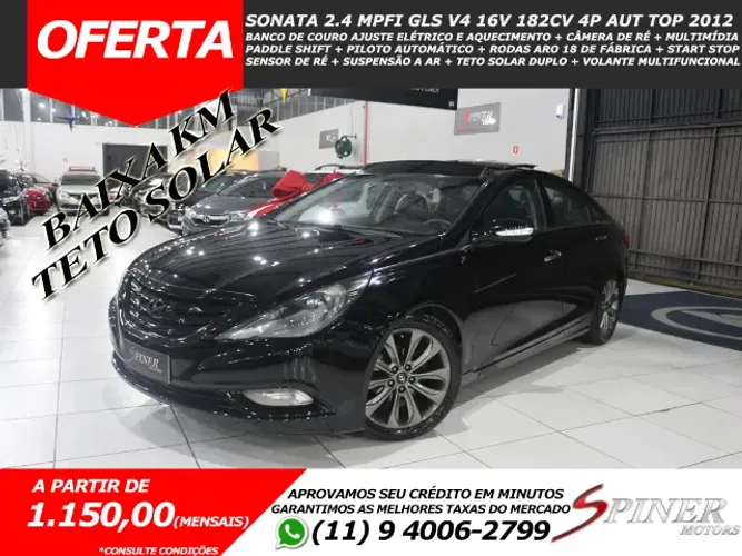 Hyundai Sonata 2.4 16V 182cv 4P Aut. 2012