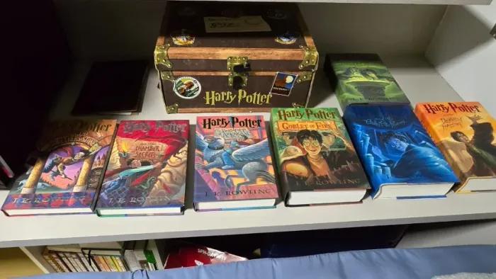 Harry Potter Box Colecionador Scholastic - 7 Livros Capa Dura + Baú